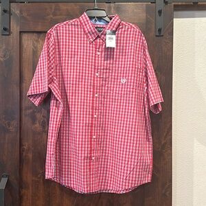 Chaps Easy Care Plaid button down shirt